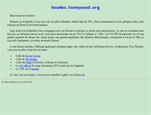 Tablet Screenshot of boumbo.toonywood.org